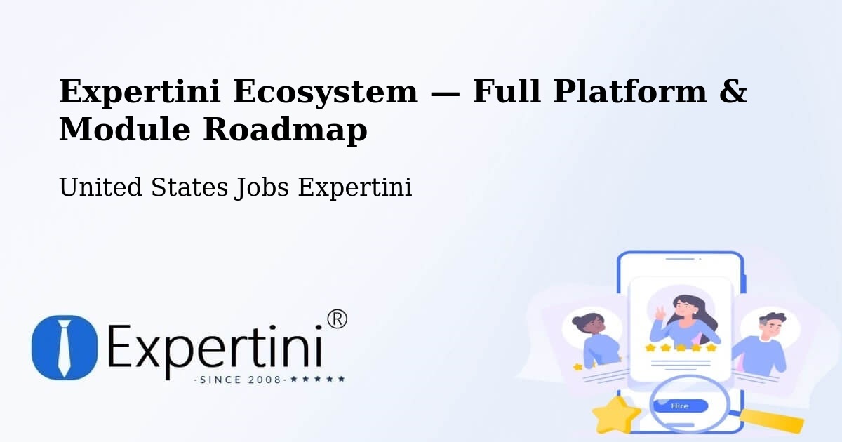 Expertini Ecosystem — Full Platform & Module Roadmap – Cocoa Beach